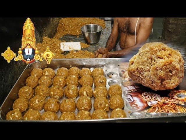 Making of Special Tirumala Tirupati Laddu Recipe - World Famous Indian Sweet | Live Food