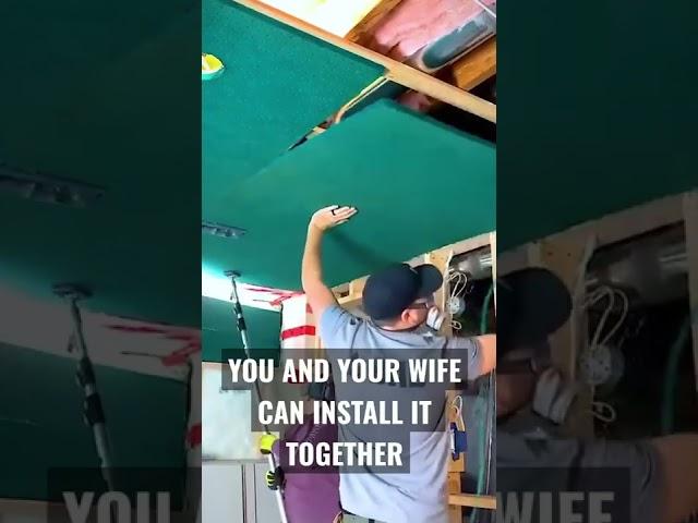 SUPER EASY TO INSTALL - Sonopan Soundproofing #shorts