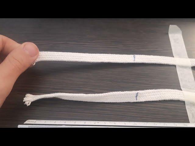 How to make Men Himo - Part 1 - Unbraiding the cord