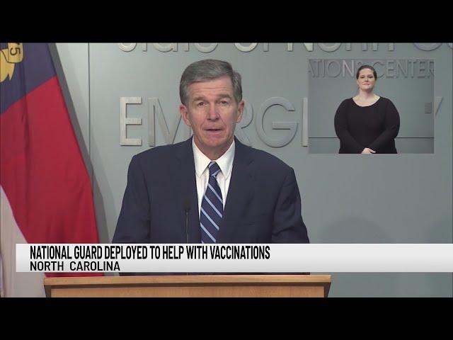 Gov. Cooper activates NC National Guard to help with COVID-19 vaccine distribution