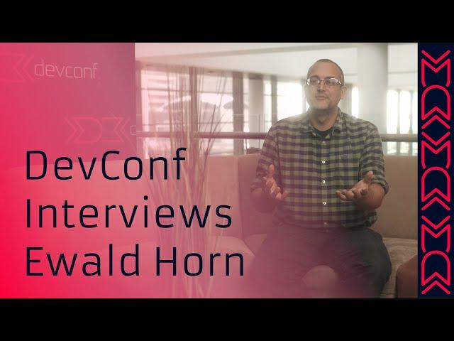 DevConf Interviews Ewald Horn [DevConf 2023]