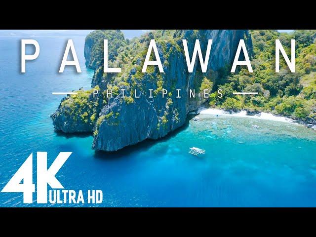 4K Video - PALAWAN PHILIPINES - Relaxing music along with beautiful nature videos ( 4k Ultra HD )