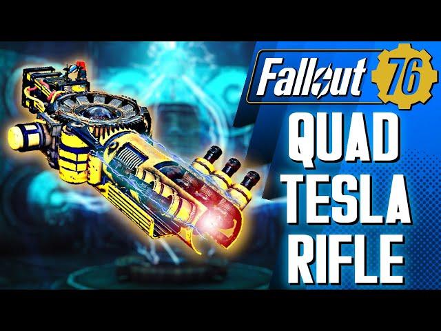 Fallout 76 - Quad Tesla Rifle YOU NEED TO TRY!!!