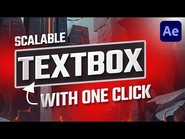 New Free 2D TEXTBOX Preset in After Effects Tutorial | Hidden Feature