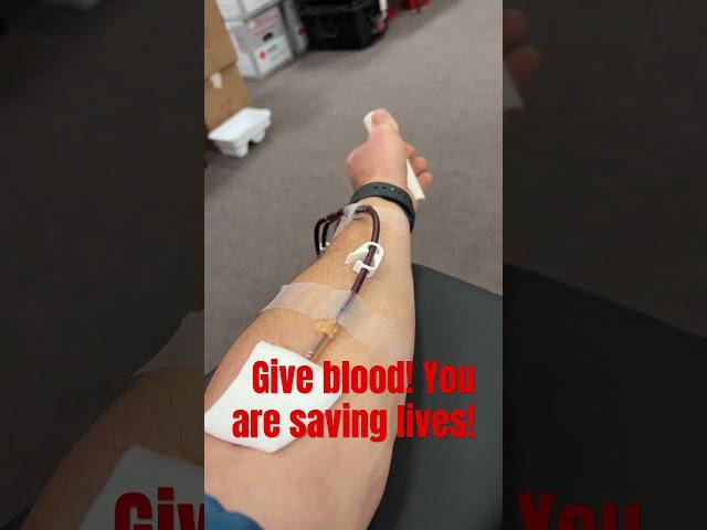 Saving lives one ml of blood at a time. Use Red Cross app to find near you! #redcross #savinglives