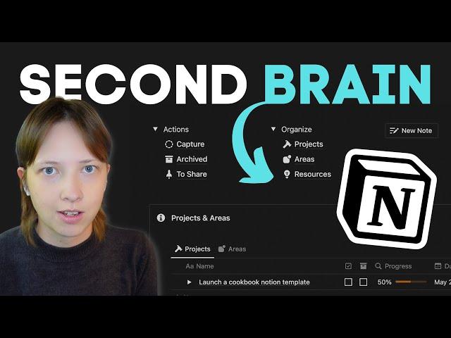 How to Build a Second Brain in Notion (+ Free Template)
