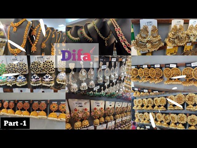 Difa  Part -1| Tnagar shopping | Earings & Bridal set