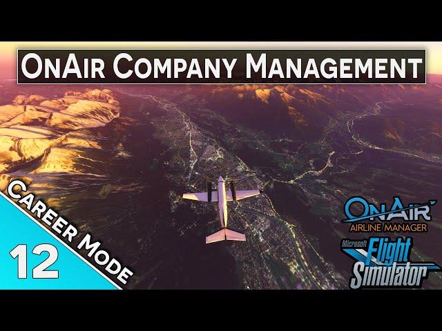 No Lights Doesn't Help Landing || OnAir Manager || MSFS || Career Mode #12