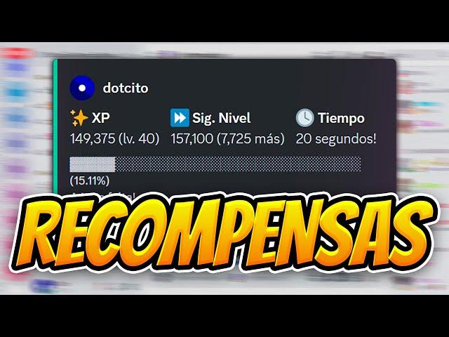 ¡Cómo Hacer el MEJOR SISTEMA de NIVELES en DISCORD! / Dar roles de Recompensas