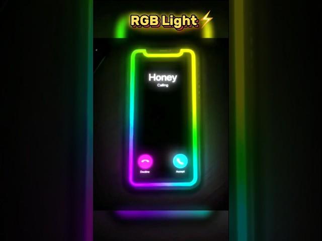 Notification light for all mobile #shorts #rgblighting