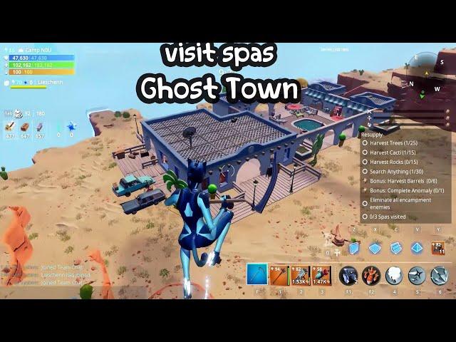 Visit Spas in a 58+ Ghost Town Zone