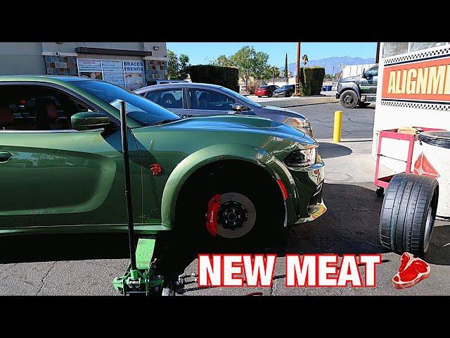 Dodge Charger Srt Hellcat Gets New Toyo Tires Put On !