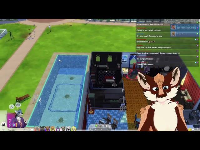 Neighbourhood Horrors- The SIMS 4 - Furry Mod CLIP [Furry Vtuber]