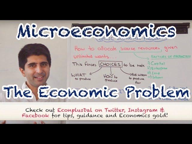 Y1 1) The Economic Problem (Scarcity & Choice)