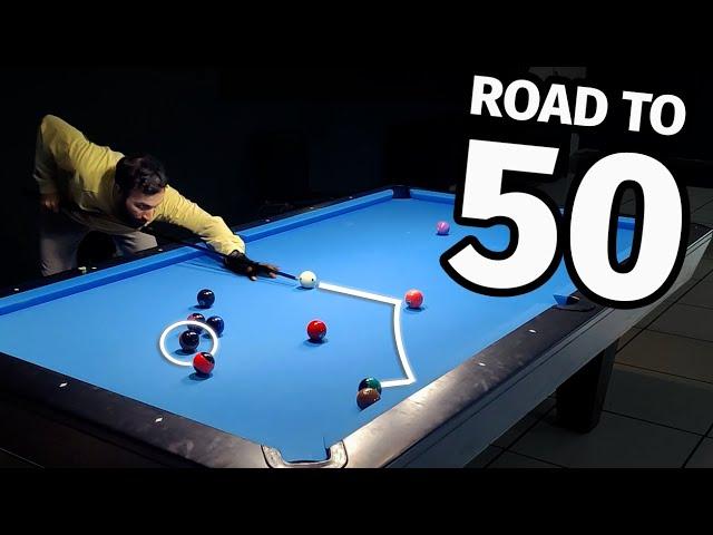 Can I beat 29 from last time? (straight pool)