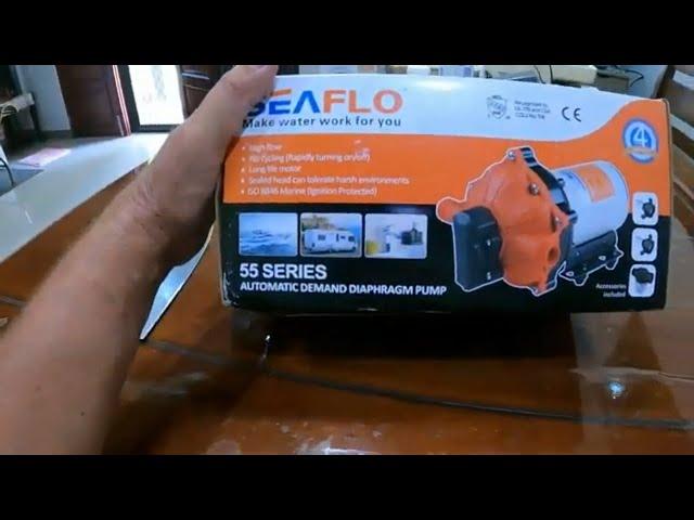 Installing a SEAFLO 55 Series 12 volt water pump 60 psi 21 lpm