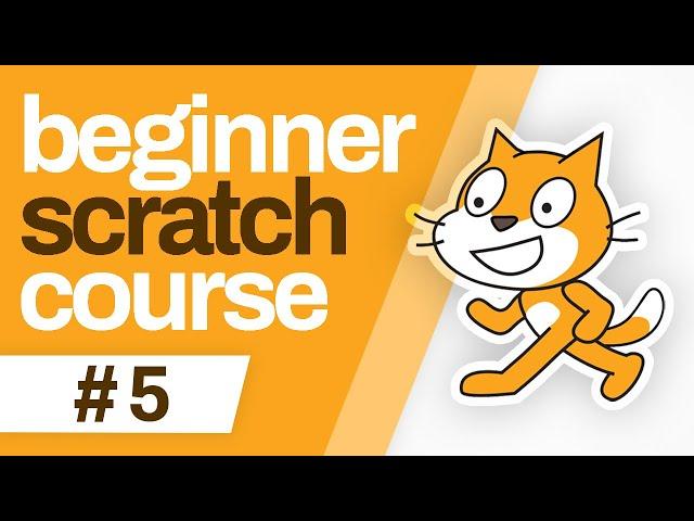 Beginner Scratch Course (#5) | Beetle Chase Game