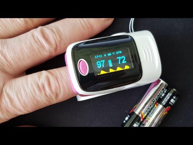 Pneumonia. Blood saturation. Pulse Oximeter  portable (batteries, tuning, operation).