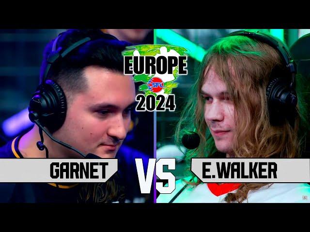 GARNET (DHALZIM) vs. E.WALKER (ED) Street Fighter League: Pro-EUROPE 2024 - DAY 7