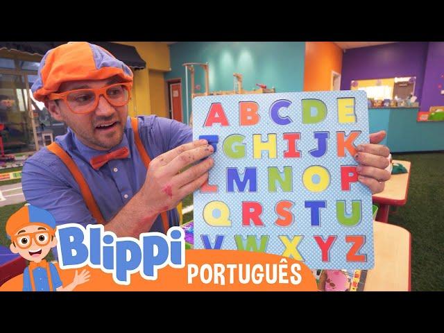 Aprenda ABC's com Blippi | +Vídeos Educativos para Crianças | Aventuras de Blippi