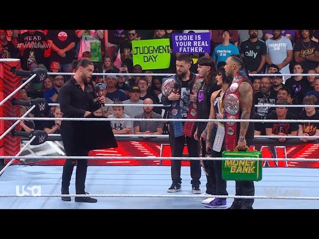 JD McDonagh Makes Revelation To Judgment Day, Sami Zayn Interrupts (1/2) - WWE RAW | Sept. 4, 2023