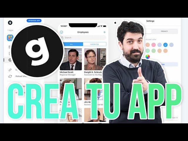  Cómo CREAR una APP desde CERO y GRATIS con GLIDE APP 