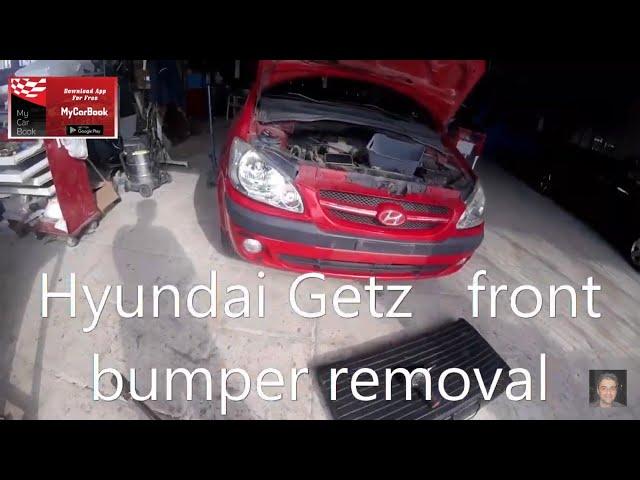 Hyundai Getz   front bumper removal