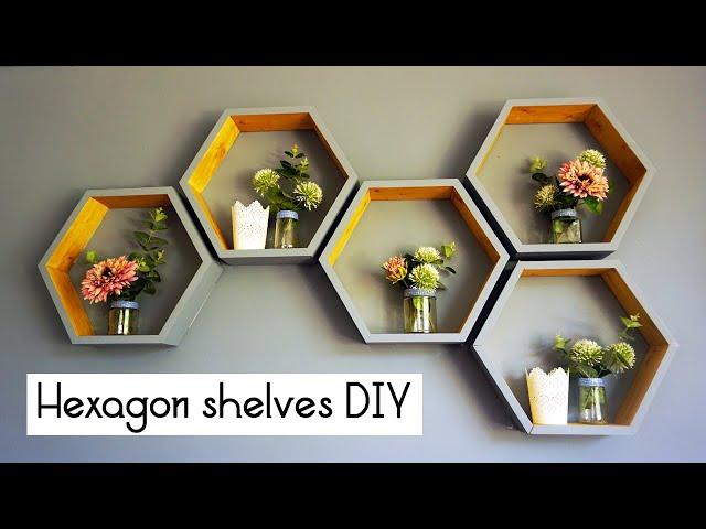 How to make hexagon shelves | The DIY Tribe