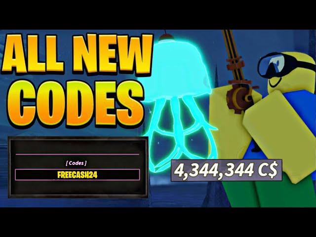 *NEW* ALL WORKING UPDATE CODES FOR FISCH IN 2024! ROBLOX FISCH CODES