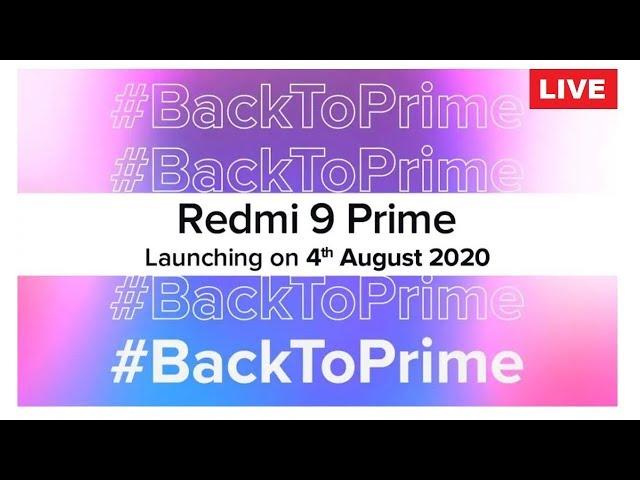 #BackToPrime  Redmi 9 Prime Launch Event Live 2020 | Redmi launch event live | redmi 9 prime live