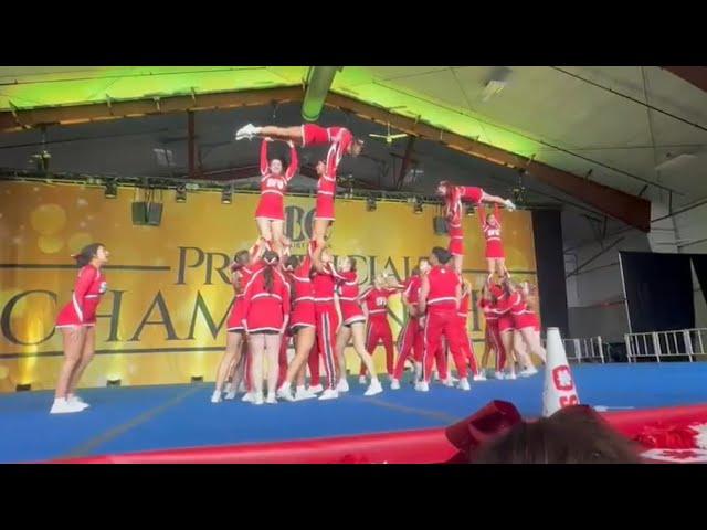 SFU Cheer - BC Provincials 2025 - Red Team (First Place)