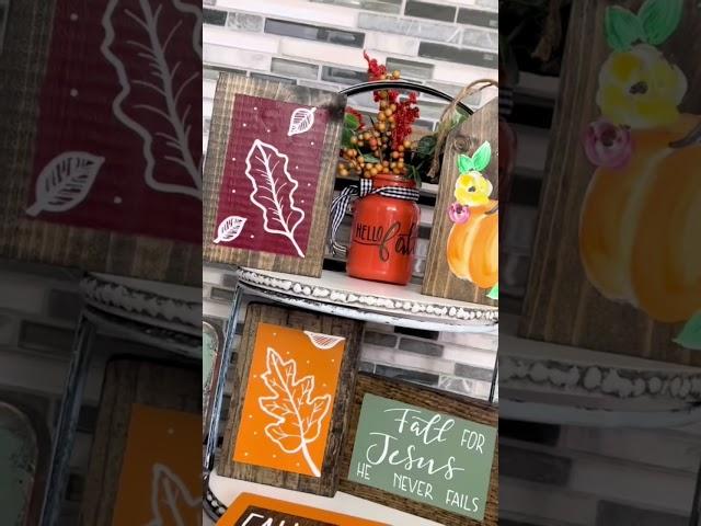 Fall decor sign custom signage #instareels #customsigns #custom #customized  #shortsvideo #reels