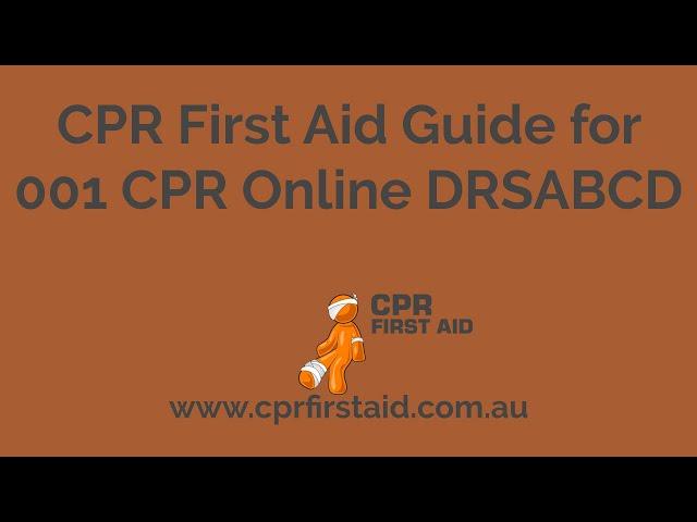 001 CPR Online DRSABCD