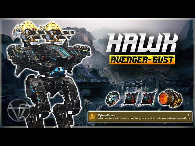 [WR]  Avenger Gust HAWK - Gameplay | War Robots (4K)