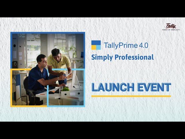 TallyPrime 4.0 | Launch Event 