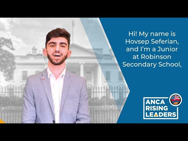 ANCA Rising Leaders 2022: Meet Hovsep Seferian