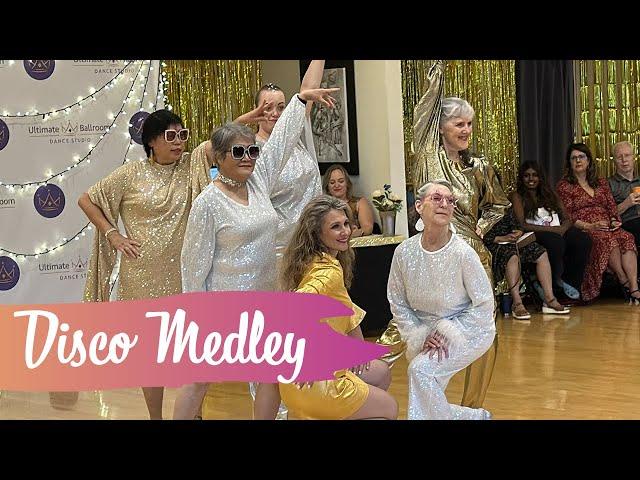 Disco Medley Show Dance at Ultimate Ballroom Dance Studio