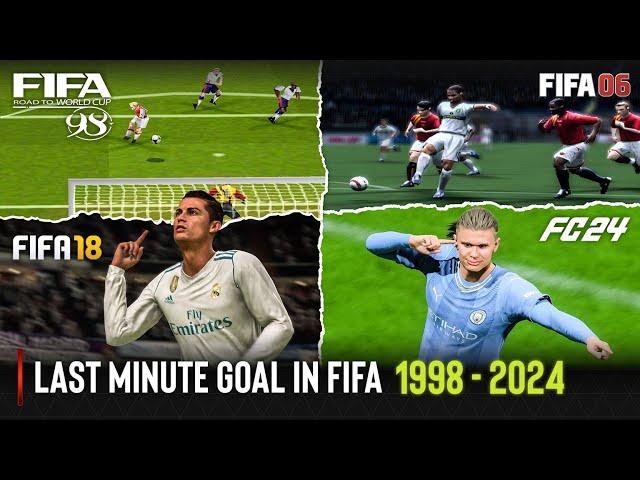 Last Minute Goal In FIFA | 1998 - 2024 |