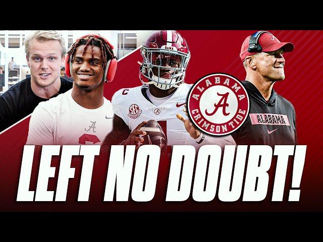 Alabama Crimson Tide THROTTLE Wisconsin | Jalen Milroe GOES OFF In Kalen DeBoer's Scheme