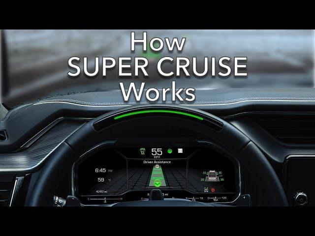 How GM's "Super Cruise" Hands-Free Driving Works