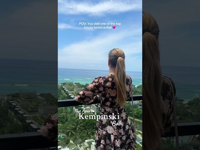 The Apurva Kempinski Bali   One of the most luxury and iconic hotels in Bali  #kempinski #luxury