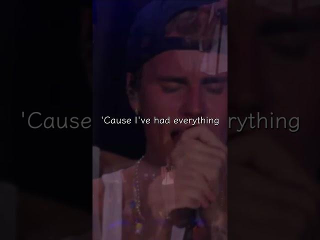 [Live] Lonely - Justin Bieber（Lyrics）