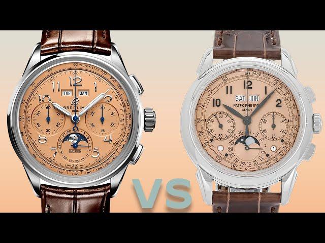 $200,0000 Watch vs $10,000 Watch - Patek Philippe vs Breitling Chronograph Comparison