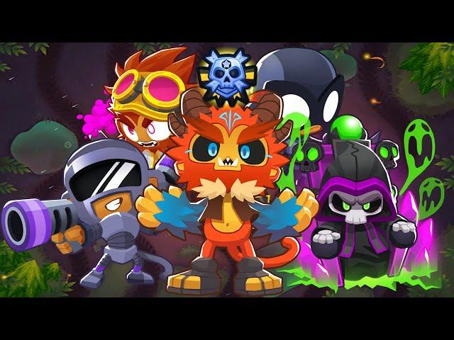 [Bloons TD 6] Bloody Puddles CHIMPS Black Border with Obyn (v46.2)