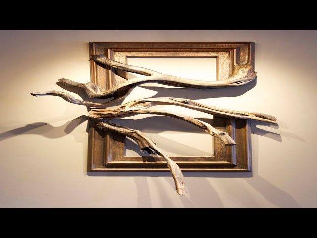 Wood Frame With Grafted Manzanita Branch █▬█ █ ▀█▀