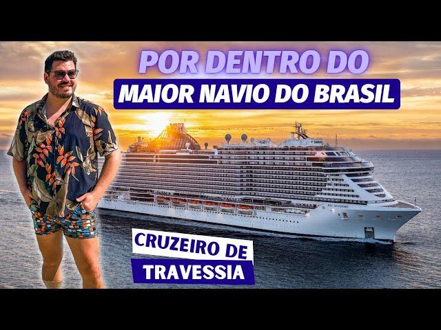 COMO É O CRUZEIRO DE TRAVESSIA ENTRE MIAMI E BRASIL NO NAVIO MSC SEASHORE COM PREÇOS E TOUR COMPLETO