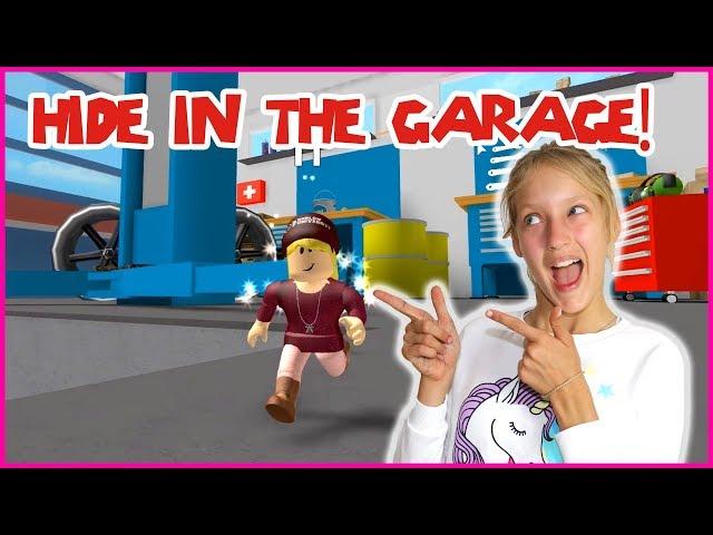 HIDING IN THE GARAGE!