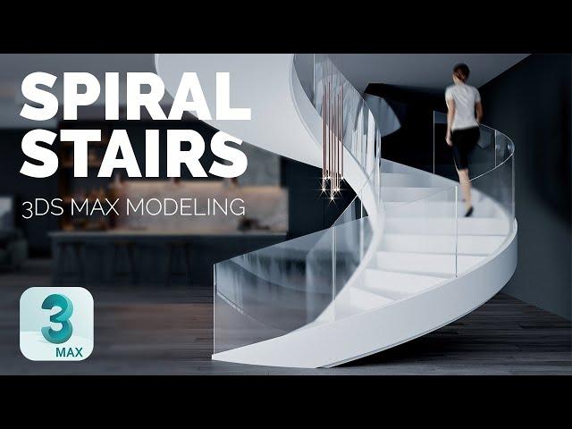 Spiral Stairs Modeling | 3ds Max Modeling Tutorial