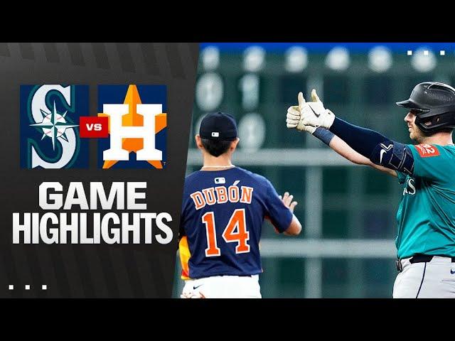 Mariners vs. Astros Game Highlights (5/25/25) | MLB Highlights