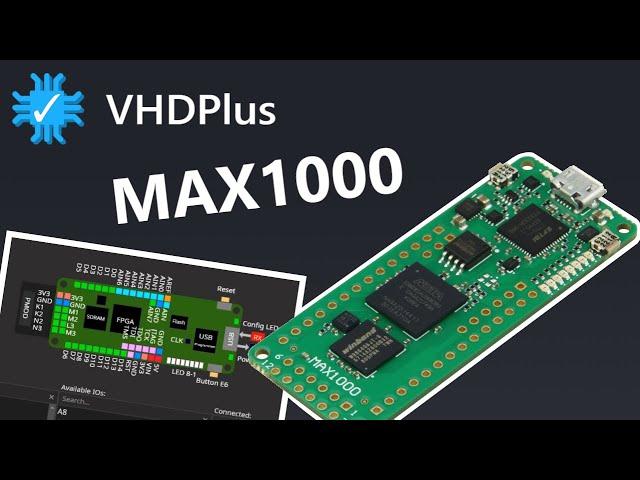 MAX1000 - The Full Power of FPGAs for less than 30€ (+ Serial Plotter)